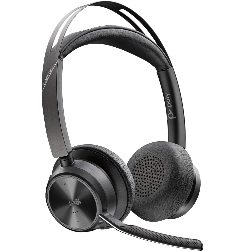 POLY VOYAGER FOCUS 2 MICROSOFT TEAMS CERTIFIED USB-C-C HEADSET +USB-C/A ADAPTER +CHARGING STAND (9T9J6AA)