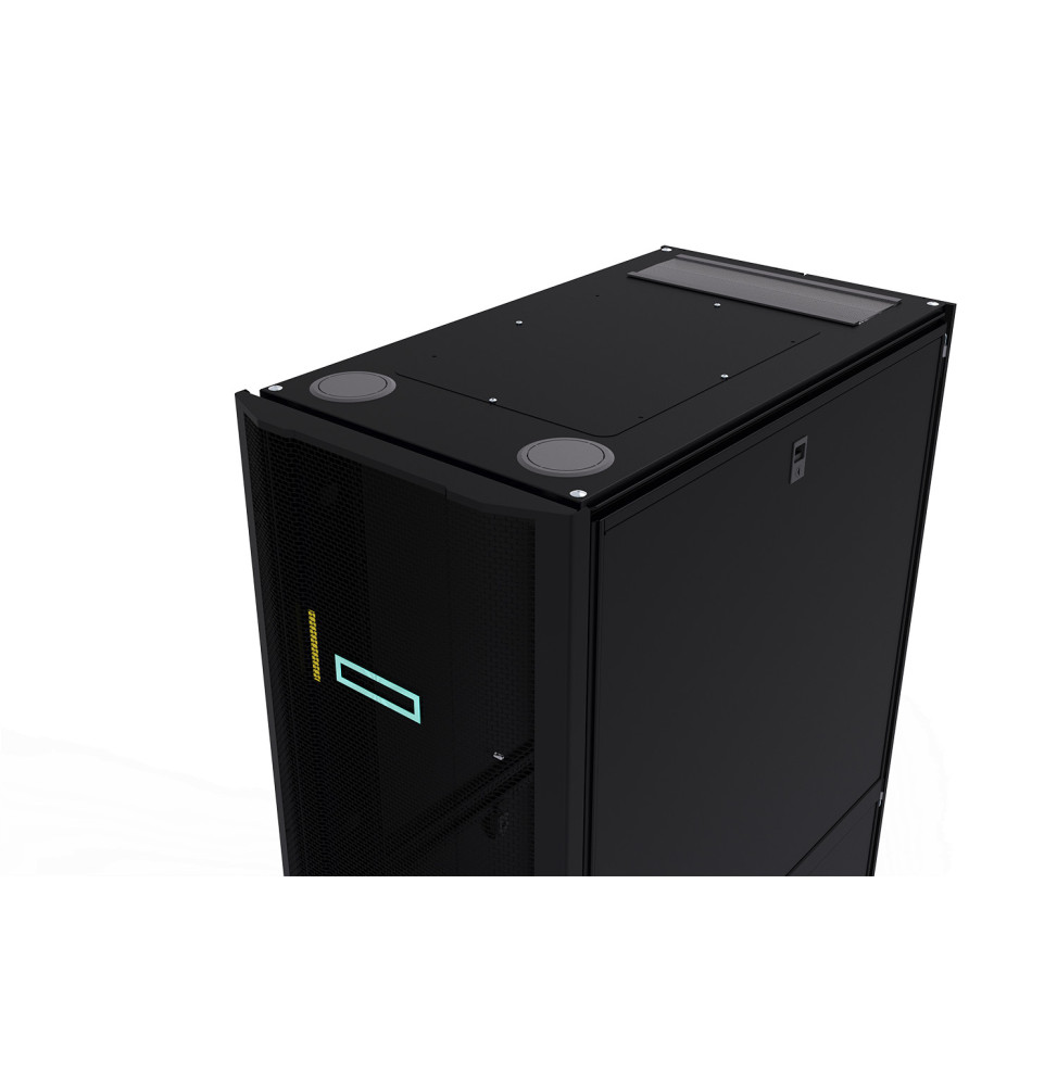 RACK SUR PALETTE AVANCÉ HPE 42U 600 MM X 1 075 MM G2 AVEC PANNEAUX LATÉRAUX ET BAIES (P9K07A)