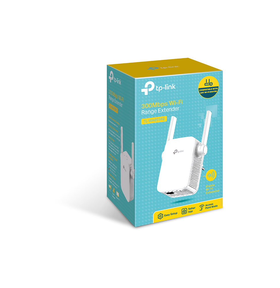 RÉPÉTEUR WIFI 4 / POINT D'ACCÈS TP-LINK TL-WA855RE WIFI 4 (300 MBPS)