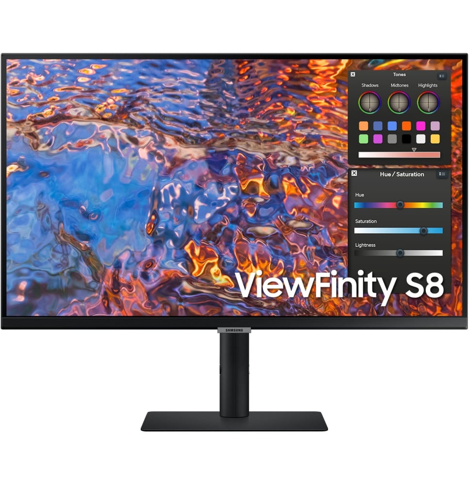 ÉCRAN UHD 4K PC PROFESSIONNEL 27" SAMSUNG VIEWFINITY S80PB UHD 4K (LS27B800PXPXEN)