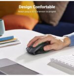 SOURIS SANS FIL UGREEN DESIGN ERGONOMIQUE 2.4GHZ - NOIR (90545) – Image 2