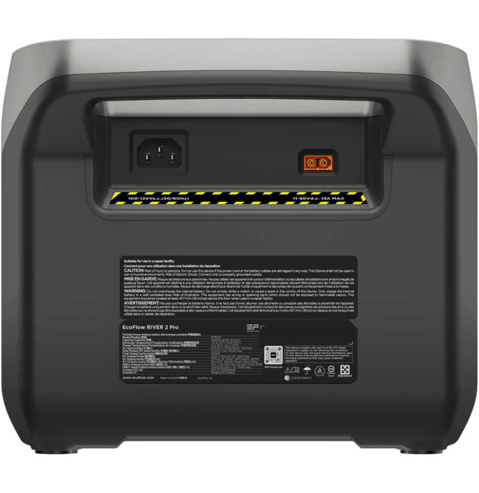 STATION ÉLECTRIQUE PORTABLE ECOFLOW RIVER PRO 2 - 700WH