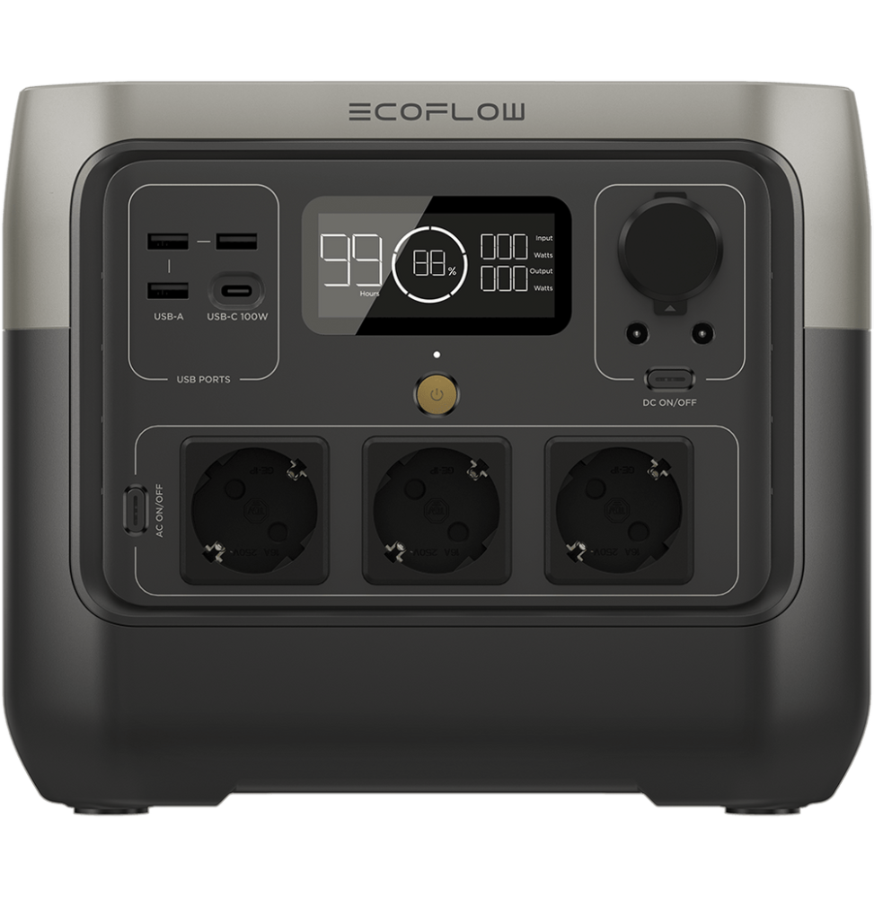 STATION ÉLECTRIQUE PORTABLE ECOFLOW RIVER PRO 2 - 700WH