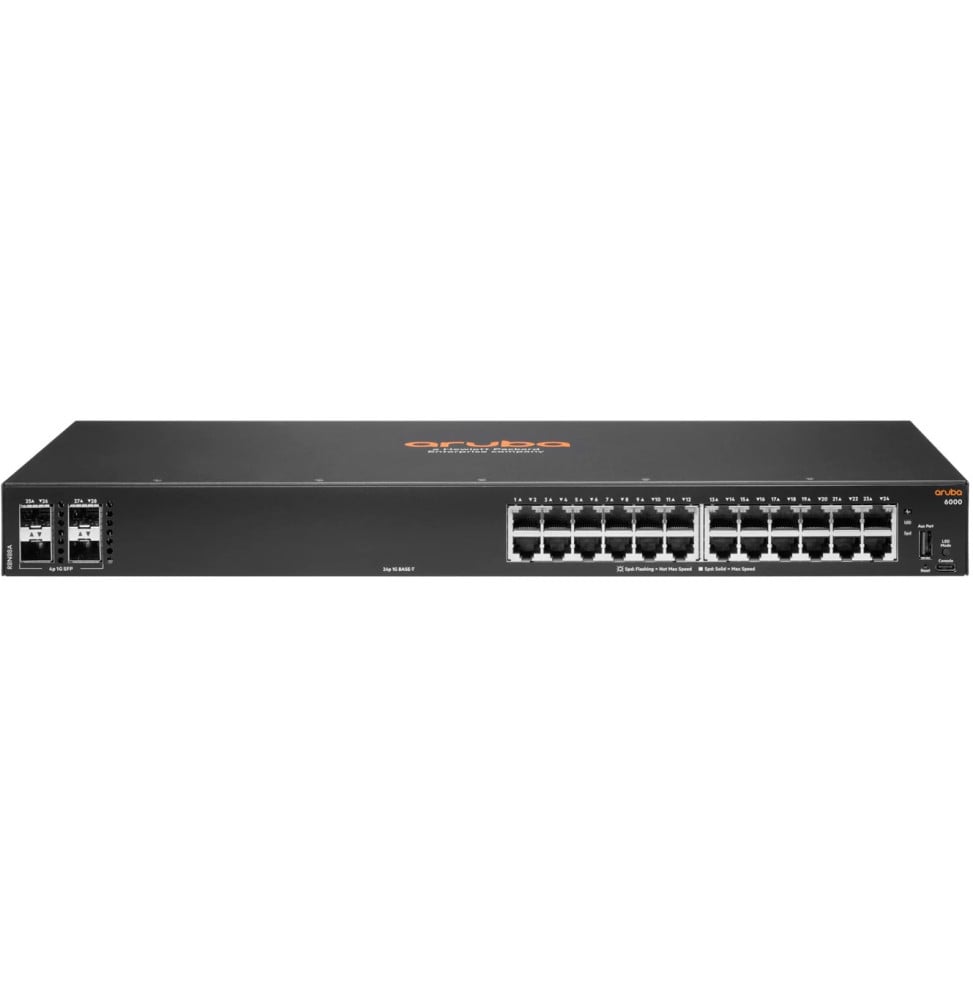 SWITCH ADMINISTRABLE ARUBA 6000 24G 4SFP (R8N88A)