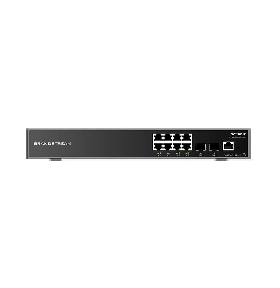 SWITCH ADMINISTRABLE GRANDSTREAM GWN7801P 8 PORTS GIGABIT