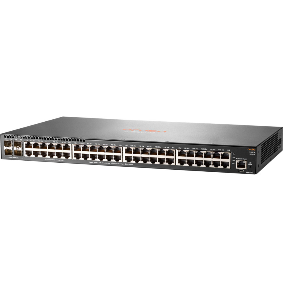 SWITCH ADMINISTRABLE ARUBA 2930F 48 PORTS 4SFP (JL260A)
