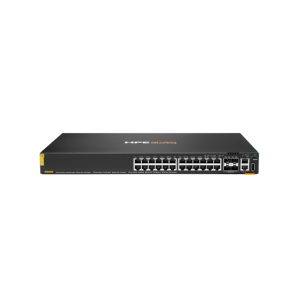 SWITCH ADMINISTRABLE HPE ARUBA CX 6200F 24 PORTS CLASSE 4 POE 4 PORTS SFP 370W (JL725B)