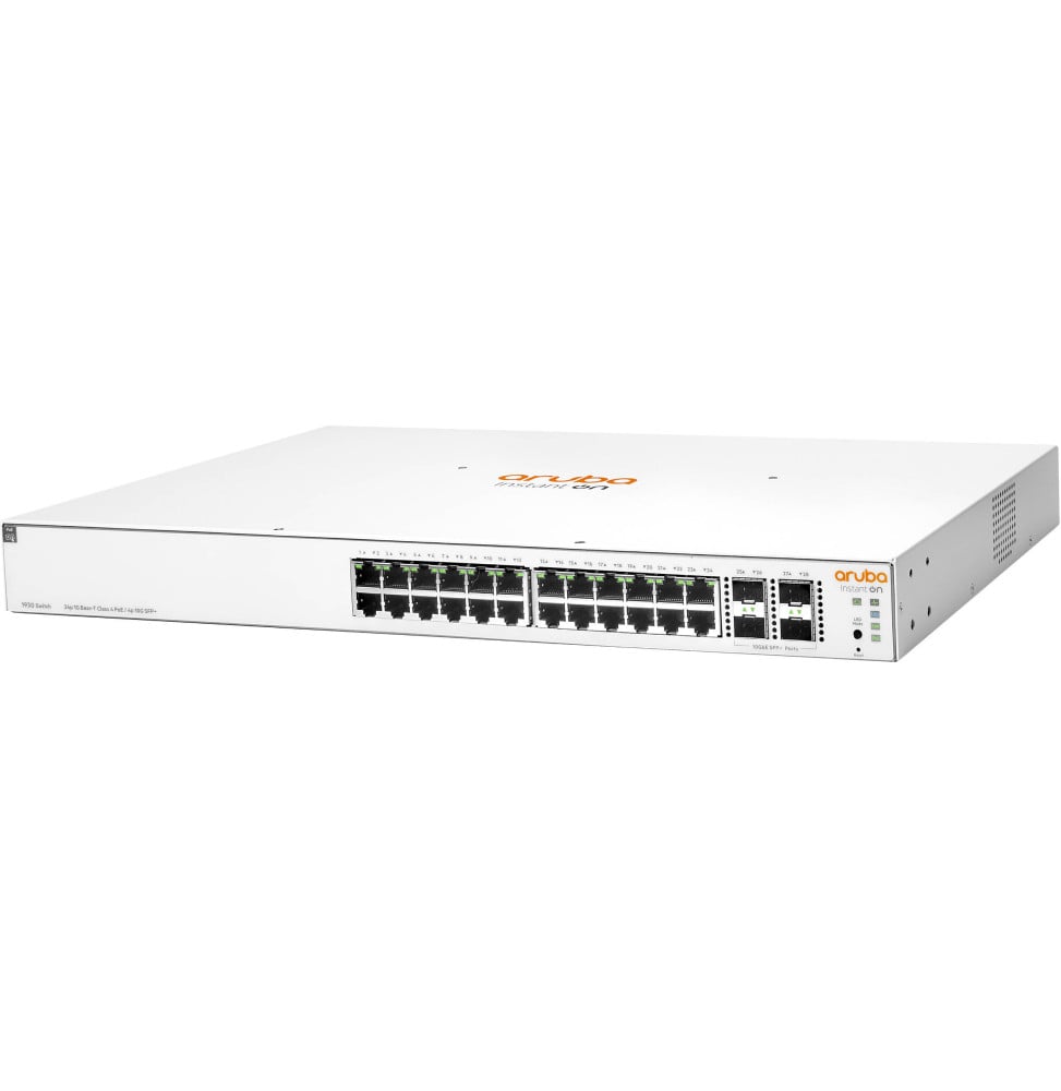 SWITCH ADMINISTRABLE HPE ARUBA INSTANT ON 1930 24 PORTS CLASSE 4 POE+ 4SFP 195W (JL683B)