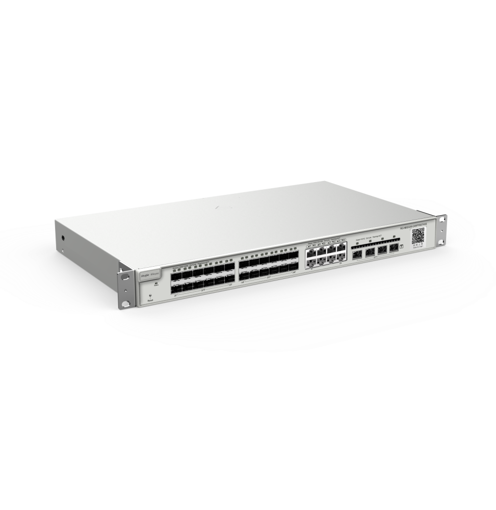 SWITCH ADMINISTRABLE REYEE NBS3200 L2 24 PORTS POE+ 8 PORTS COMBO RJ45, 4 PORTS SFP (NBS3200-24SFP/8GT4XS)