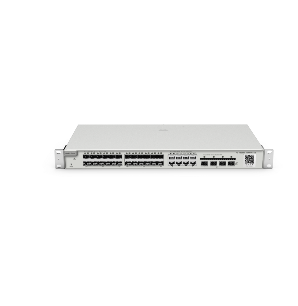 SWITCH ADMINISTRABLE REYEE NBS3200 L2 24 PORTS POE+ 8 PORTS COMBO RJ45, 4 PORTS SFP (NBS3200-24SFP/8GT4XS)