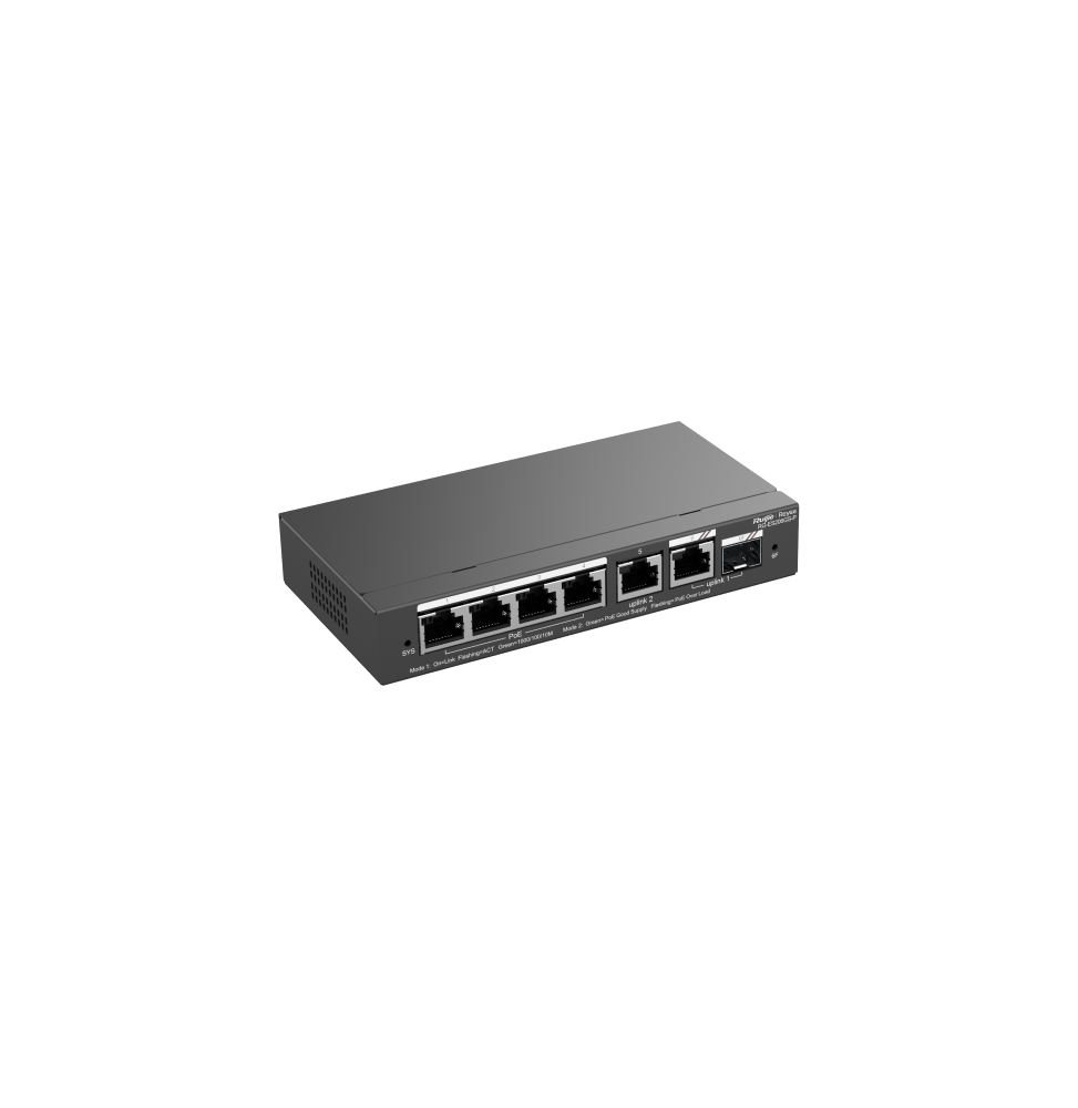 SWITCH ADMINISTRABLE REYEE RG-ES206GS-P 6 PORTS - 4 POE 54W