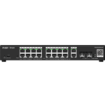 SWITCH ADMINISTRABLE REYEE RG-ES220GS-P 20 PORTS - 16 POE+ / 2SFP 250W
