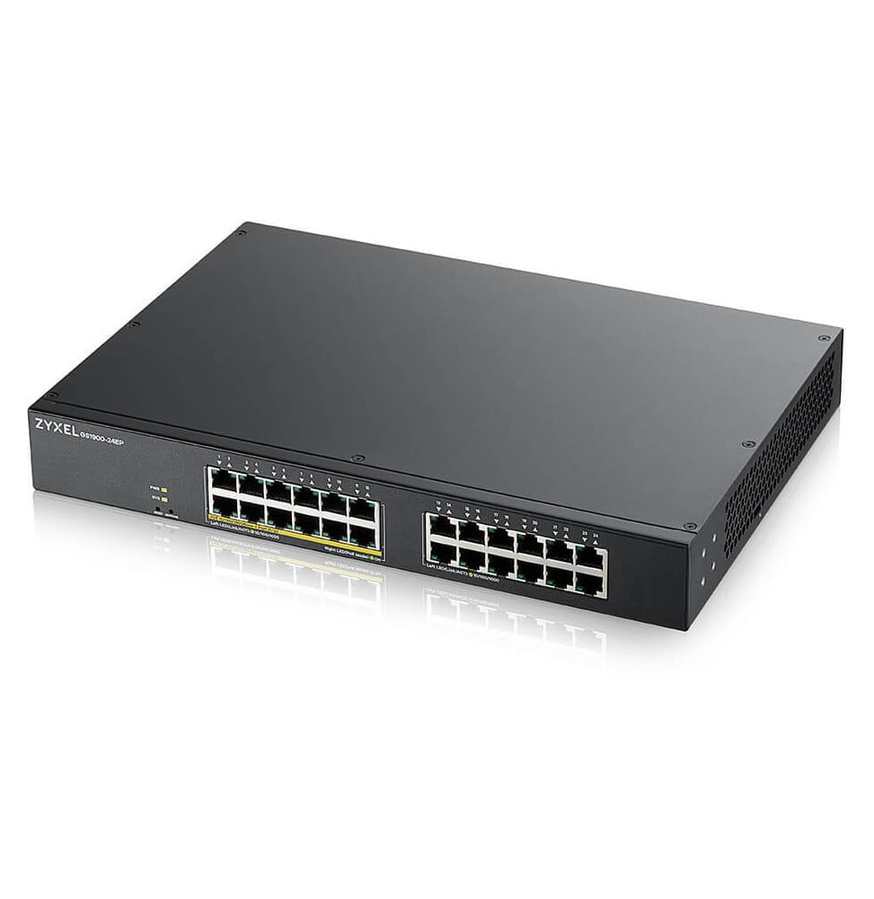 SWITCH ADMINISTRABLE ZYXEL GS1900-24 POE 24 PORTS GBE L2 (GS1900-24EP-EU0101F)