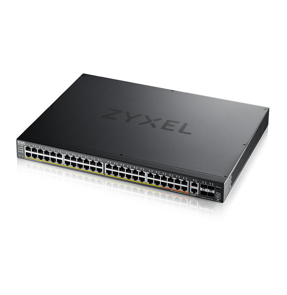 SWITCH ADMINISTRABLE ZYXEL XGS2220-54HP 48 PORTS GIGABIT POE L3 4SFP (XGS2220-54HP-EU0101F)