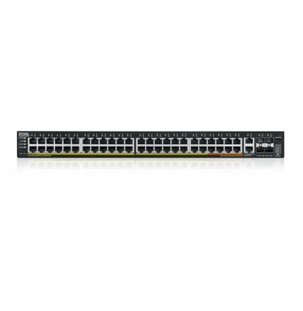 SWITCH ADMINISTRABLE ZYXEL XGS2220-54HP 48 PORTS GIGABIT POE L3 4SFP (XGS2220-54HP-EU0101F)