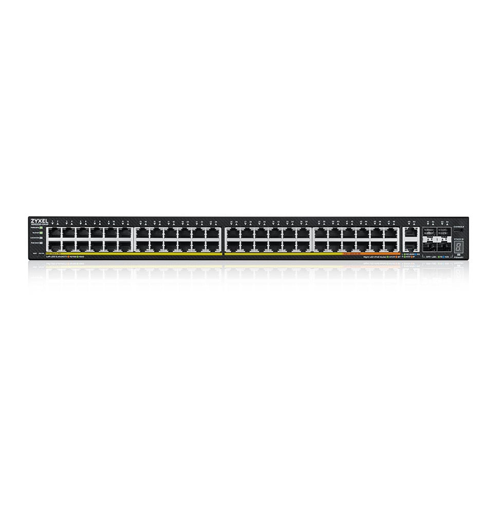 SWITCH ADMINISTRABLE ZYXEL XGS2220-54HP 48 PORTS GIGABIT POE L3 4SFP (XGS2220-54HP-EU0101F)