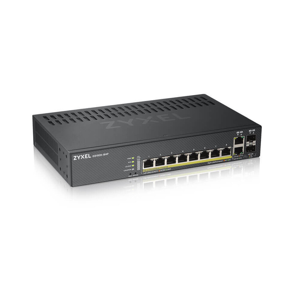 SWITCH ADMINISTRABLE ZYXEL ZY-GS19208HPV2 8PORTS 2SFP POE (GS1920-8HPV2-EU0101F)