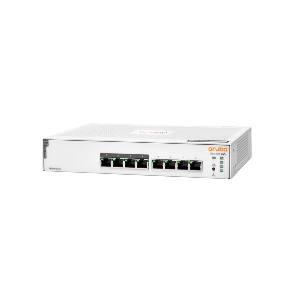 SWITCH ARUBA INSTANT ON 1830 8G 4P CLASSE 4 POE 65 W (JL811A)