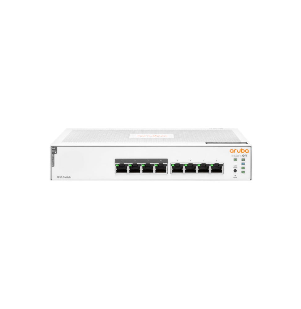 SWITCH ARUBA INSTANT ON 1830 8G 4P CLASSE 4 POE 65 W (JL811A)