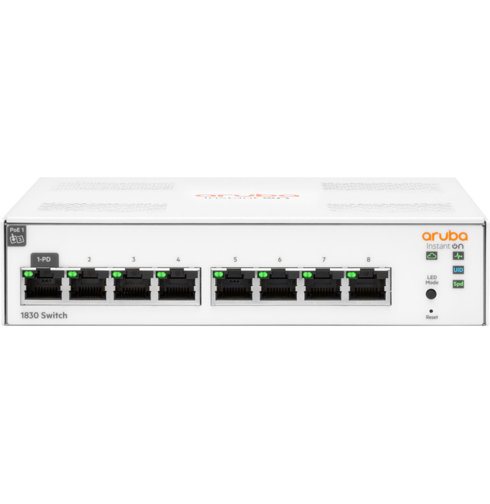 SWITCH ARUBA INSTANT ON 1830 8 PORTS (JL810A)