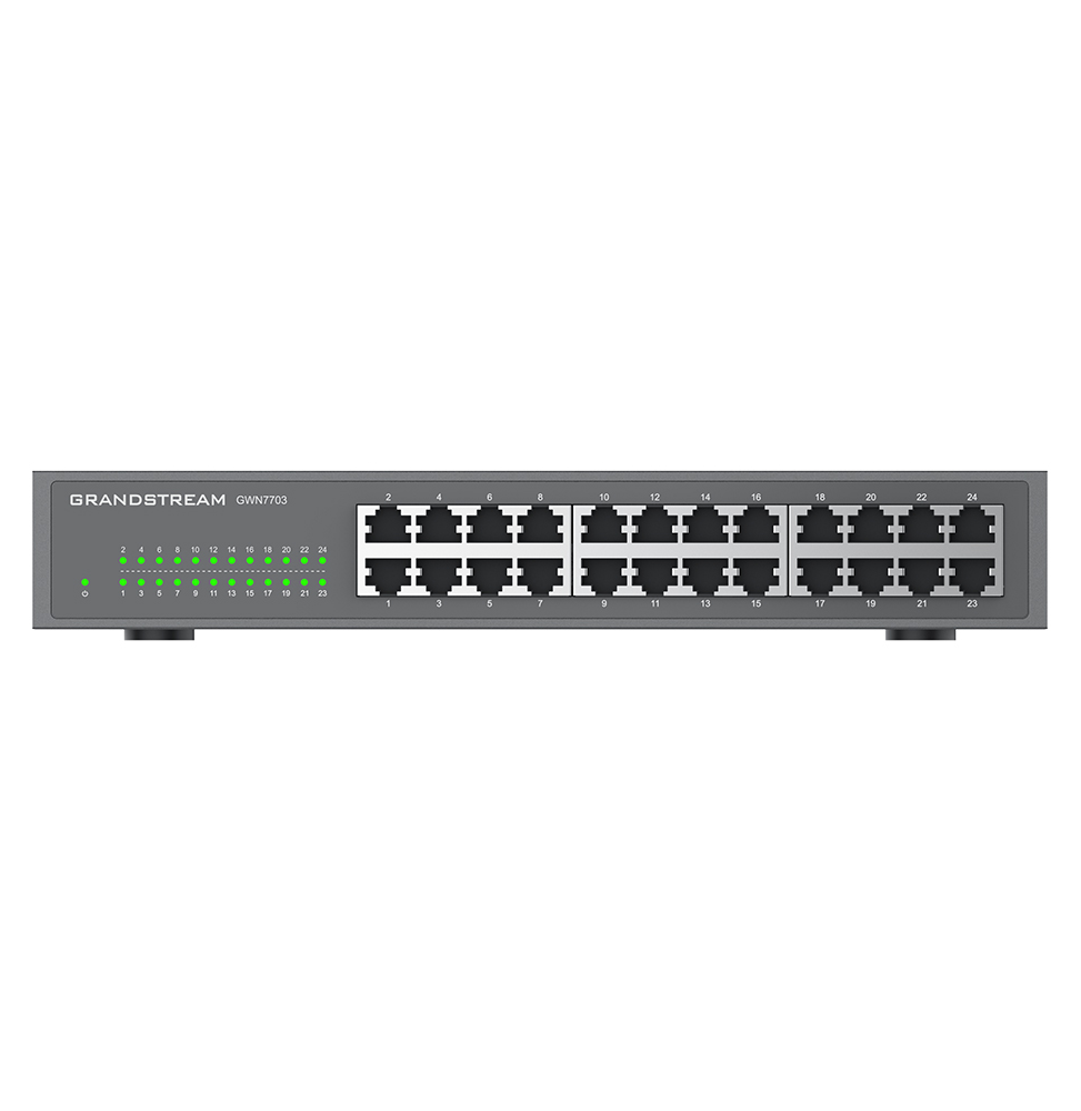 SWITCH DE BUREAU GRANDSTREAM GWN7703 24 PORTS GIGABIT