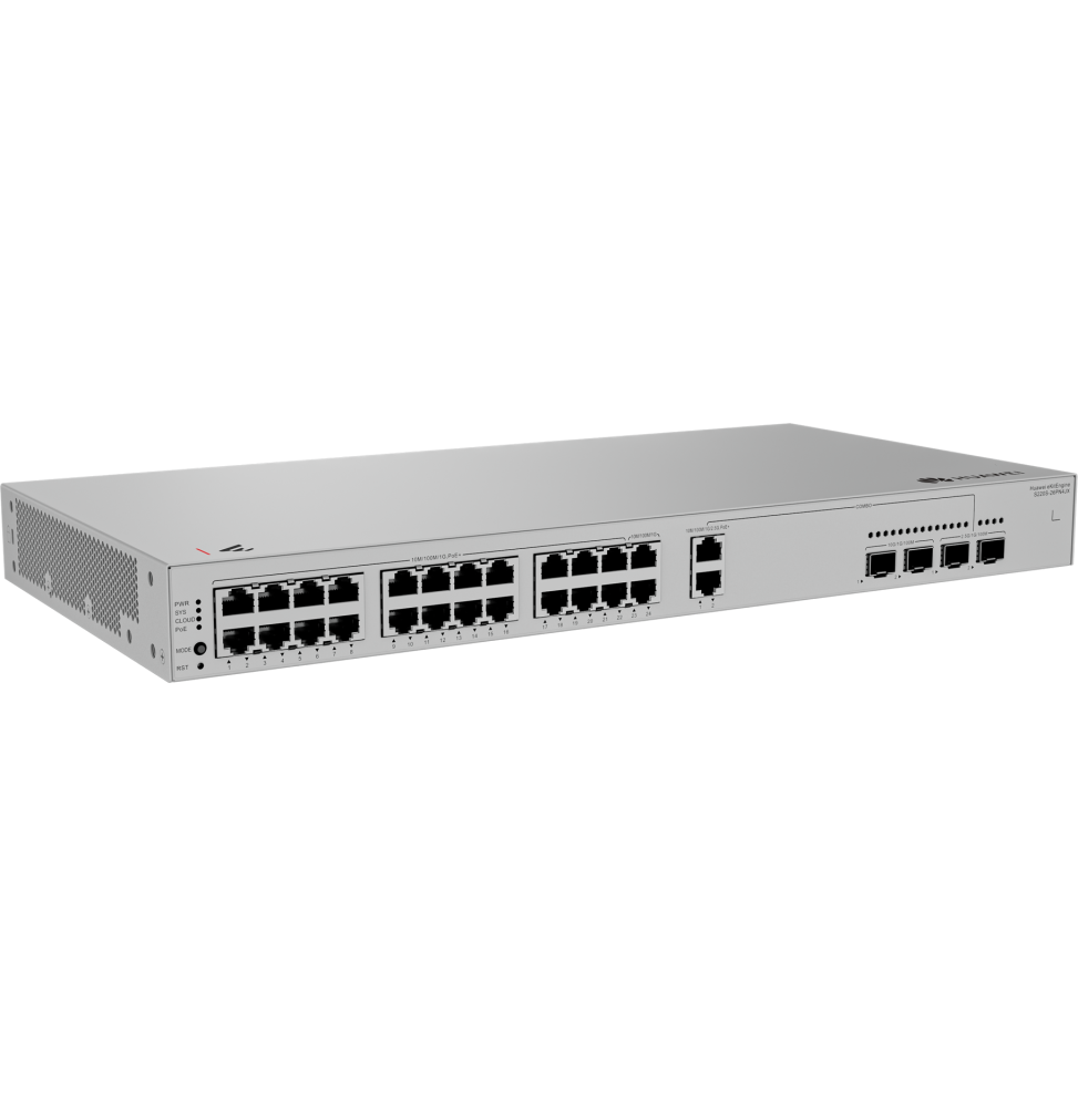 SWITCH HUAWEI EKITENGINE S220S-26PN4JX 24 PORTS / 4SFP - POE 400W (98012521)