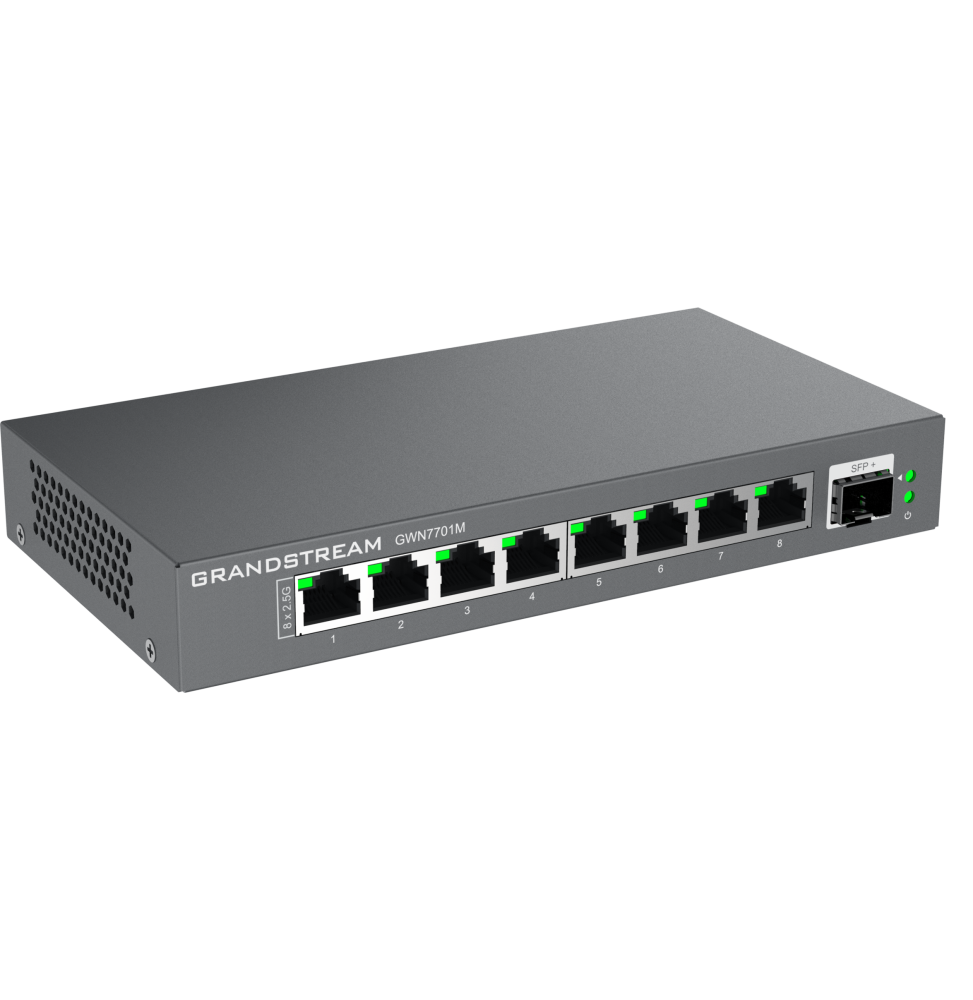 SWITCH NON ADMINISTRÉ GRANDSTREAM GWN7701M - 8 PORTS / 1 PORT SFP+