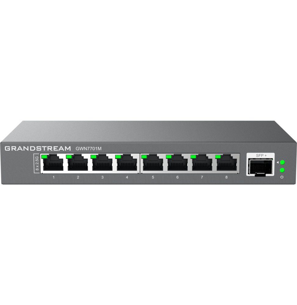 SWITCH NON ADMINISTRÉ GRANDSTREAM GWN7701M - 8 PORTS / 1 PORT SFP+