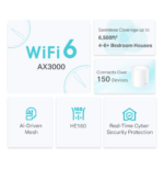 SYSTÈME MESH WIFI 6 TP-LINK DECO X50 AX3000 POUR TOUTE LA MAISON 3 PACKS (DECOX50_3-PACK) – Image 3