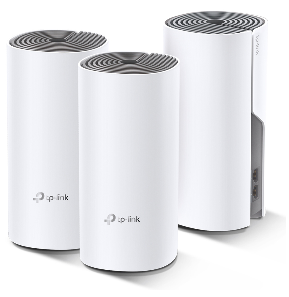 SYSTÈME MESH WIFI 5 TP-LINK DECO E4 AC1200 POUR TOUTE LA MAISON 3 PACKS (DECOE4_3-PACK)