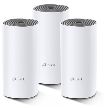 SYSTÈME MESH WIFI 5 TP-LINK DECO E4 AC1200 POUR TOUTE LA MAISON 3 PACKS (DECOE4_3-PACK)