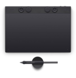 TABLETTE GRAPHIQUE À STYLET WACOM INTUOS PRO MEDIUM - BLUETOOTH (PTK670K0B)