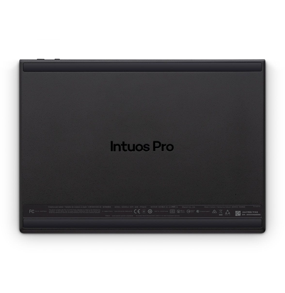 TABLETTE GRAPHIQUE À STYLET WACOM INTUOS PRO MEDIUM - BLUETOOTH (PTK670K0B)