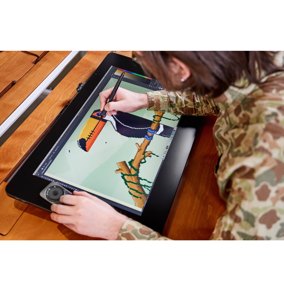 ÉCRAN INTERACTIF À STYLET WACOM CINTIQ PRO 24 : TABLETTE GRAPHIQUE AVEC ÉCRAN 23,6" 4K (DTK-2420)