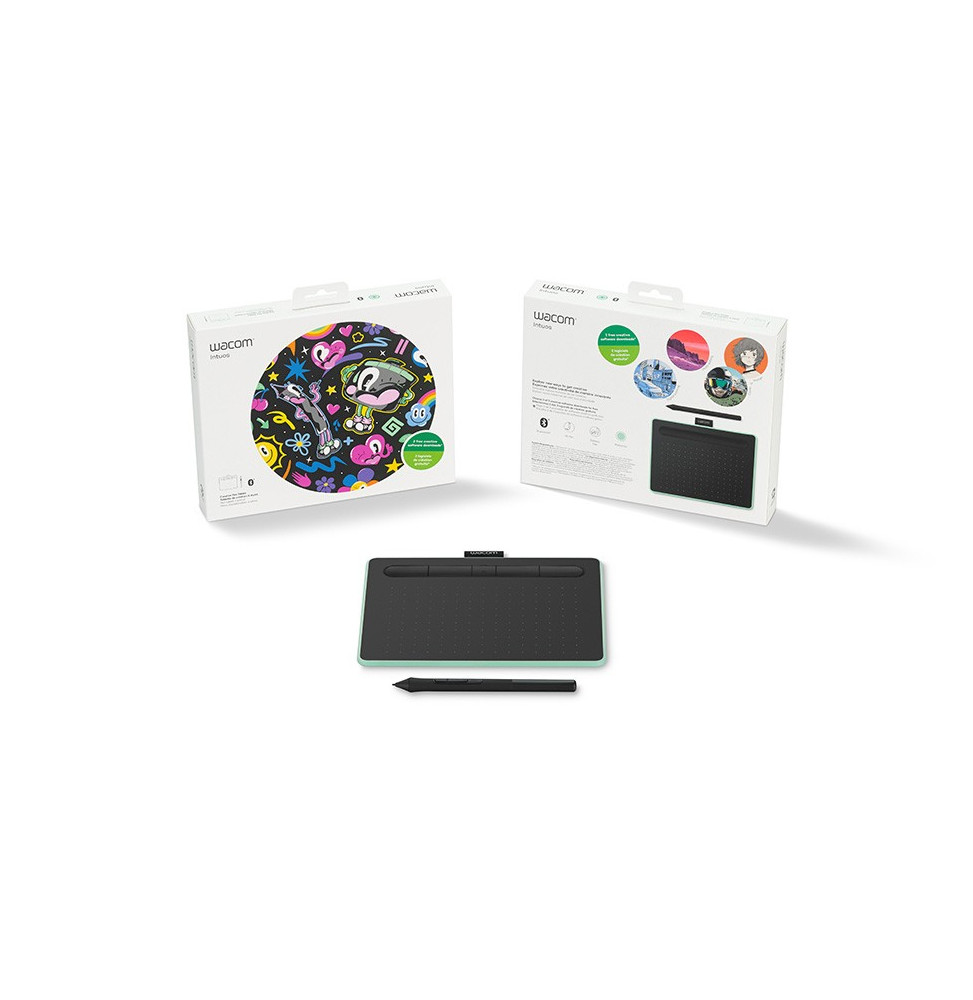 TABLETTE GRAPHIQUE WACOM INTUOS MOYENNE - USB & BLUETOOTH (CTL-6100WLK-S)