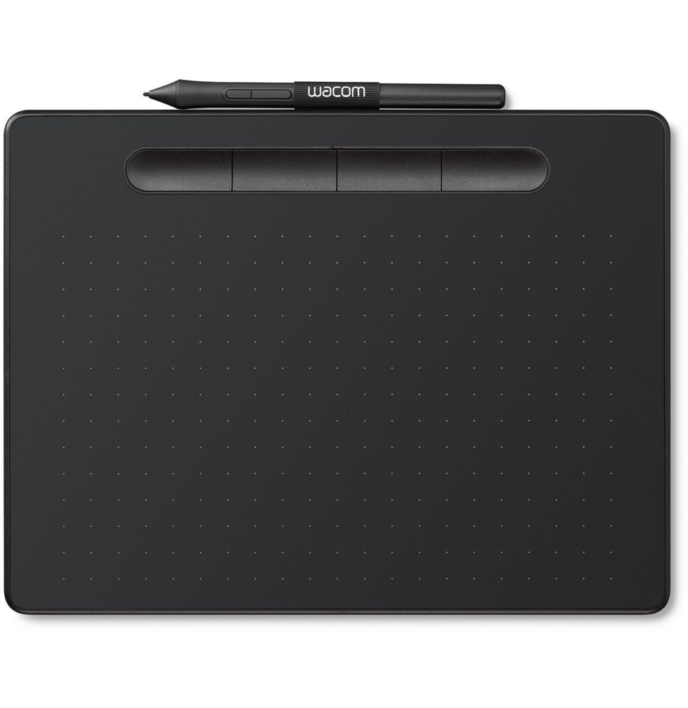 TABLETTE GRAPHIQUE WACOM INTUOS MOYENNE NOIR (NON BLUETOOTH) (CTL-6100K-B)