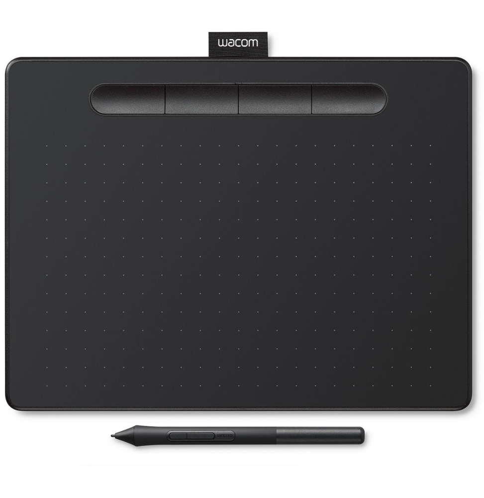 TABLETTE GRAPHIQUE WACOM INTUOS MOYENNE NOIR (NON BLUETOOTH) (CTL-6100K-B)