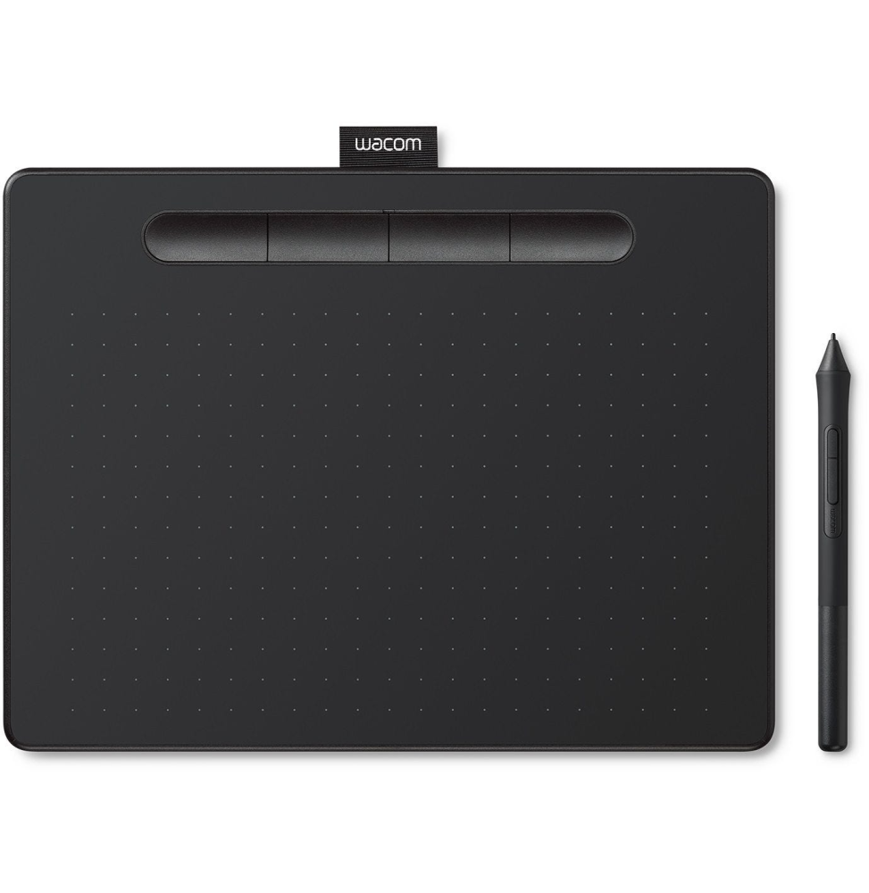 TABLETTE GRAPHIQUE WACOM INTUOS MOYENNE NOIR (NON BLUETOOTH) (CTL-6100K-B)