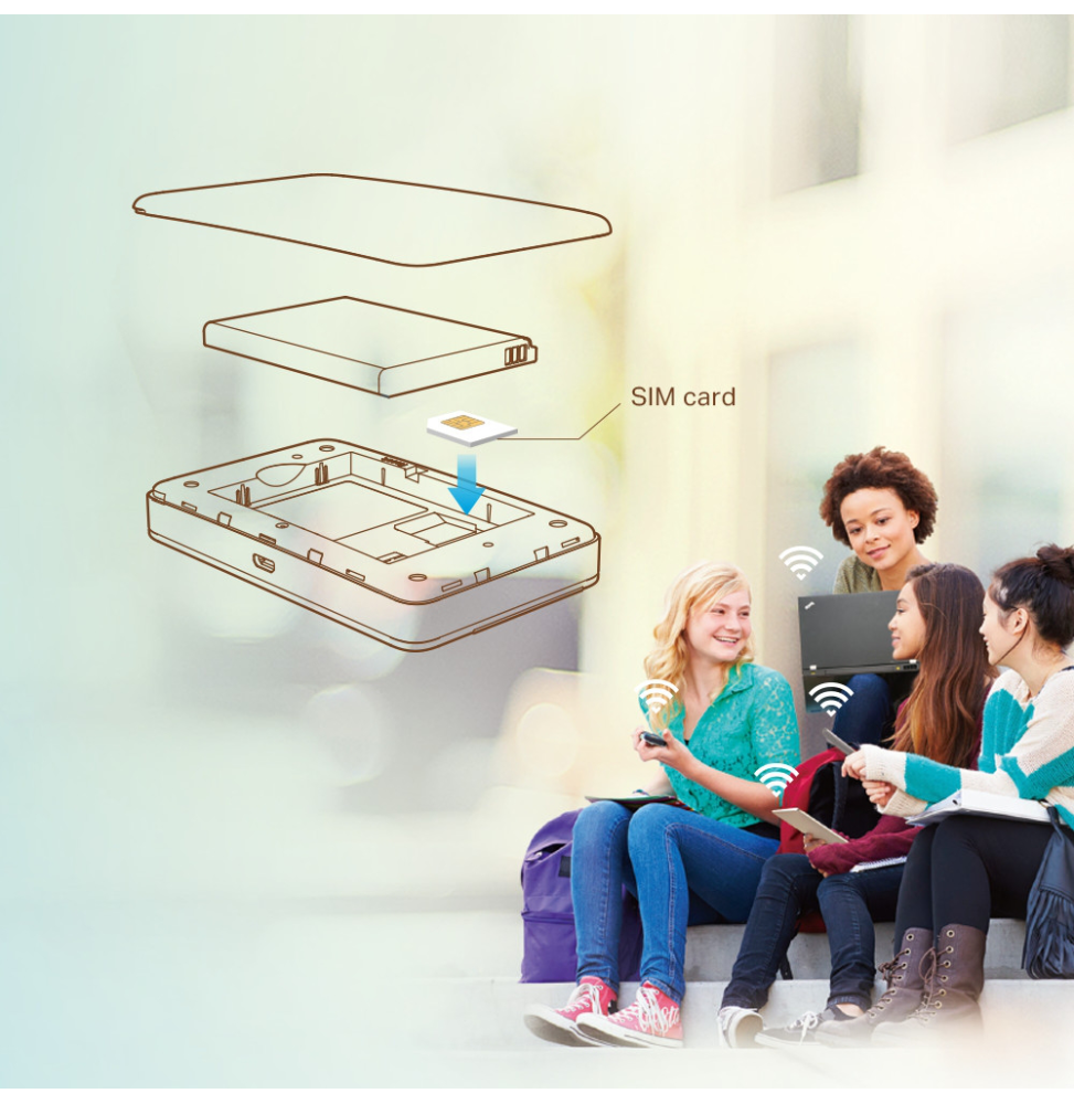 TP-LINK MODEM 150MBPS 4G LTE-ADVANCED MOBILE WI-FI (M7350)