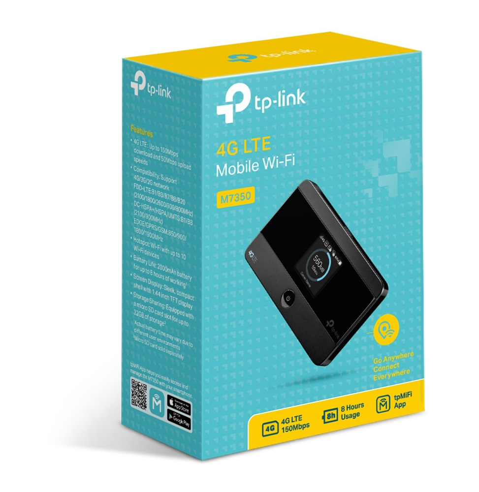 TP-LINK MODEM 150MBPS 4G LTE-ADVANCED MOBILE WI-FI (M7350)