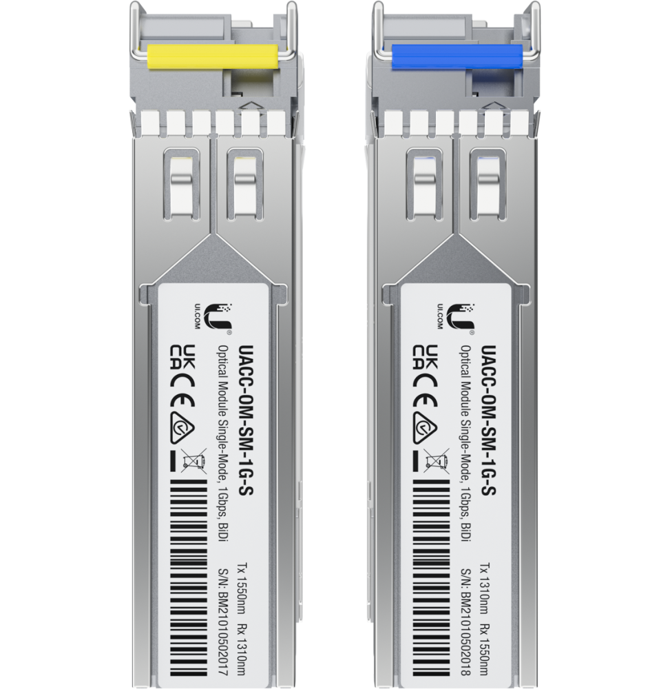 UBIQUITI 1G BIDIRECTIONAL SINGLE-MODE OPTICAL MODULE – MODULE OPTIQUE BIDIRECTIONNEL UACC-OM-SM-1G-S-2