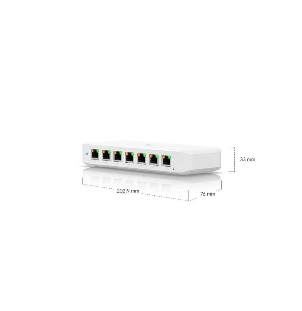 UBIQUITI SWITCH ULTRA 210W – SWITCH POE COMPACT 8 PORTS USW-ULTRA-210W