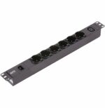 UNITÉ DE DISTRIBUTION D'ÉNERGIE APC EASY PDU BASIC 1U - 6 PRISES FR (SCHUKO) + 1 PRISE C13 / 10A 230V (EPDU1010B-SCH) – Image 2