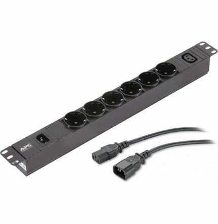 UNITÉ DE DISTRIBUTION D'ÉNERGIE APC EASY PDU BASIC 1U - 6 PRISES FR (SCHUKO) + 1 PRISE C13 / 10A 230V (EPDU1010B-SCH)